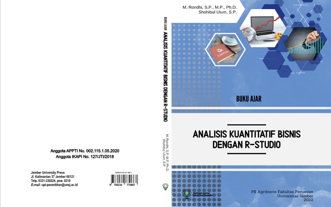 BUKU AJAR –  ANALISIS KUANTITATIF BISNIS DENGAN R STUDIO