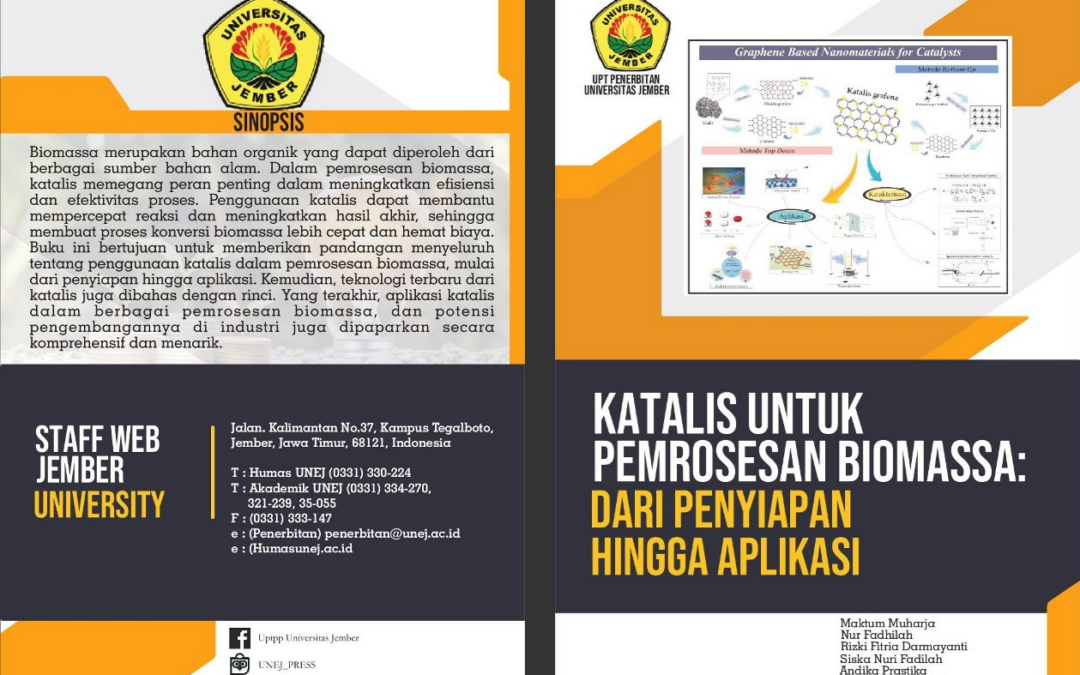 KATALIS DAN APLIKASINYA UNTUK PRODUKSI BAHAN BAKAR DAN KIMIA BERBASIS BIOMASSA – BAGIAN I