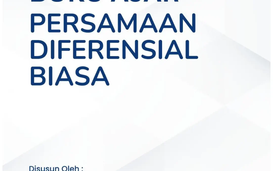 Persamaan Diferensial Biasa
